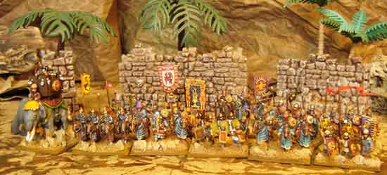 Shapur II army - lined